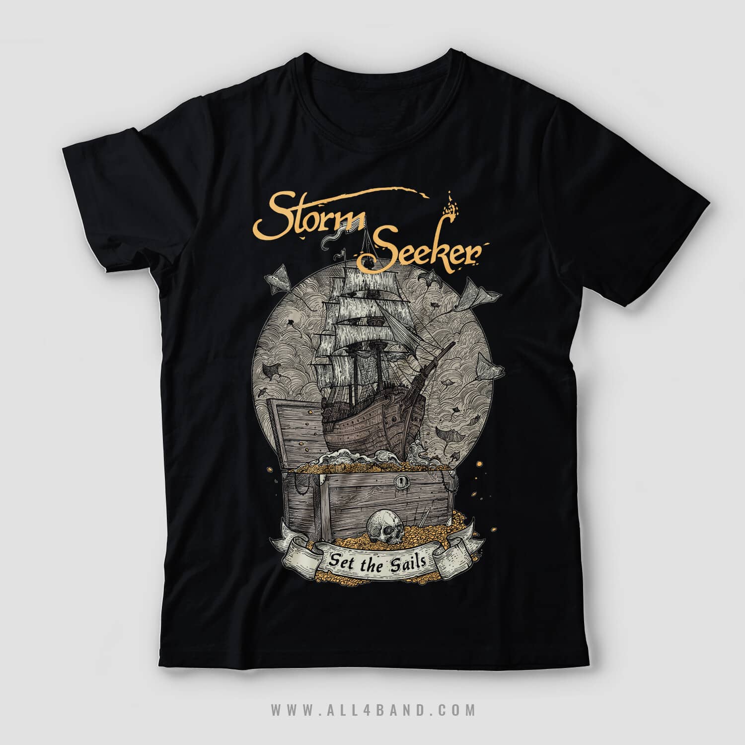 Shirt design for Storm Seeker