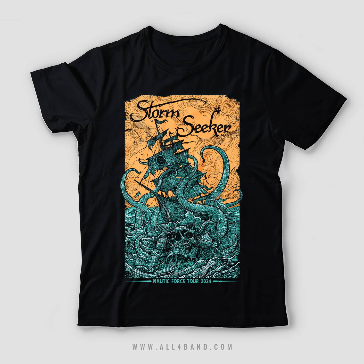 Shirt design for Storm Seeker