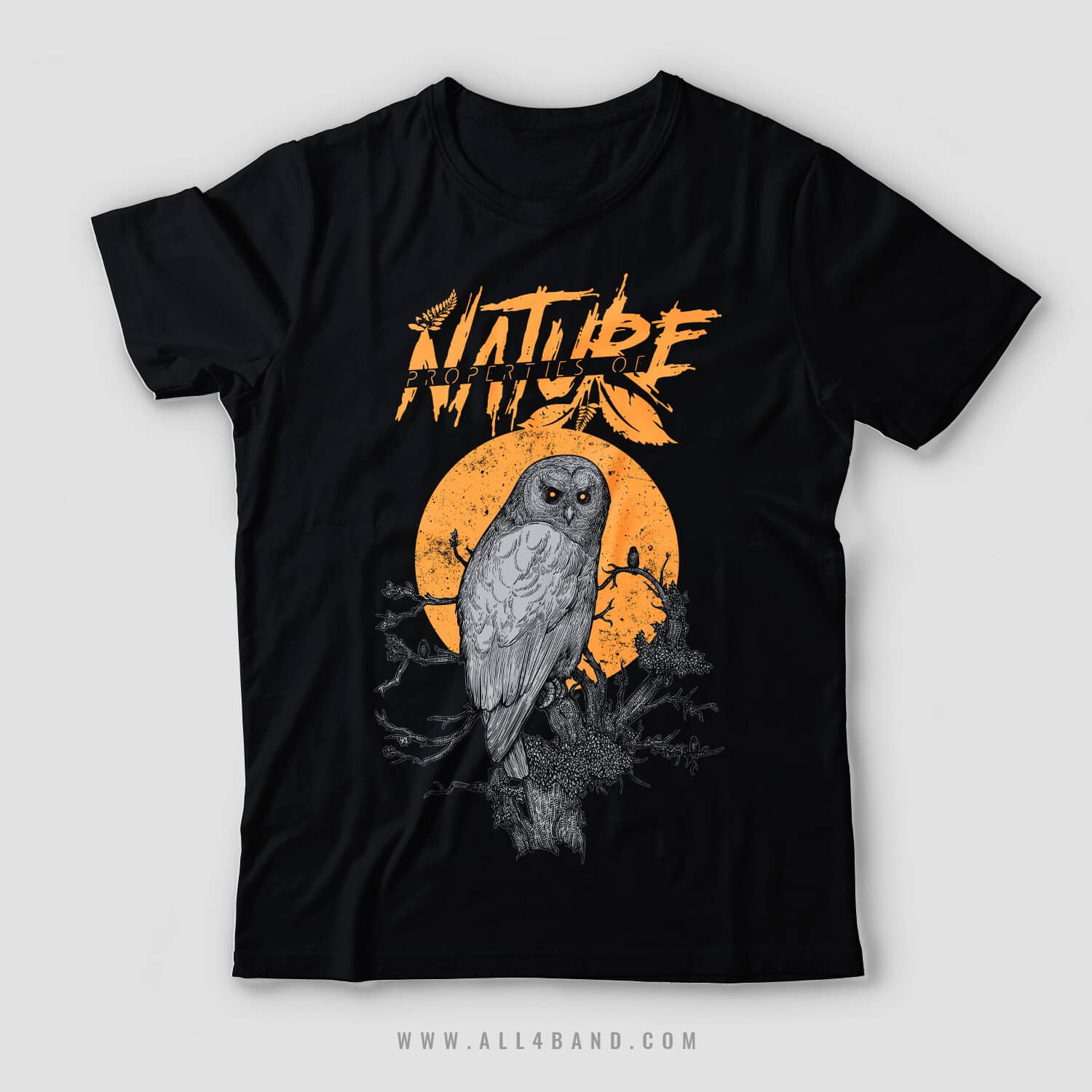 Shirt design for Properties Of Nature