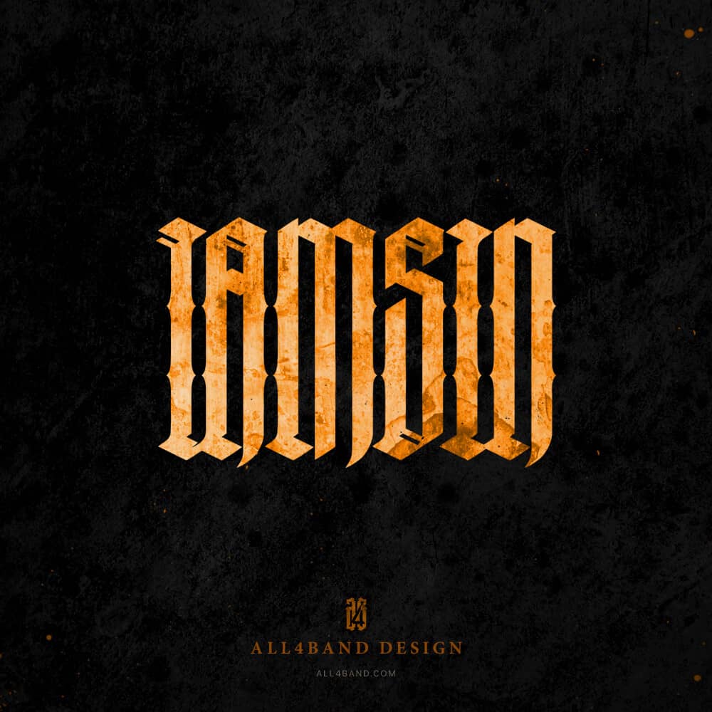 Band logo design for I Am Sin