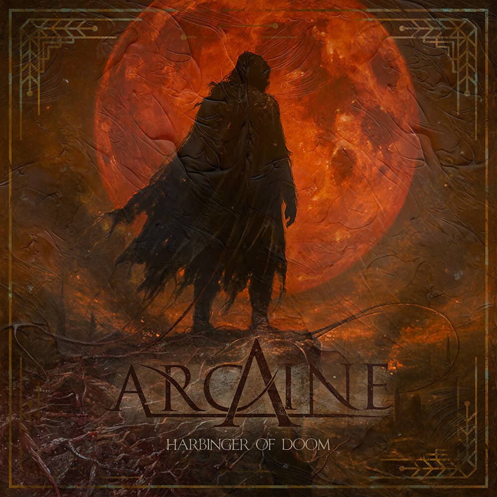 Metal album cover artwork for Arcaine