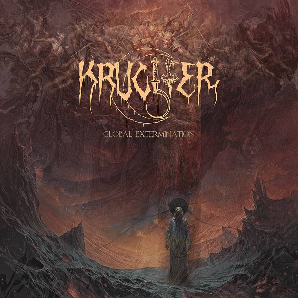 Metal album cover artwork for Krucifer