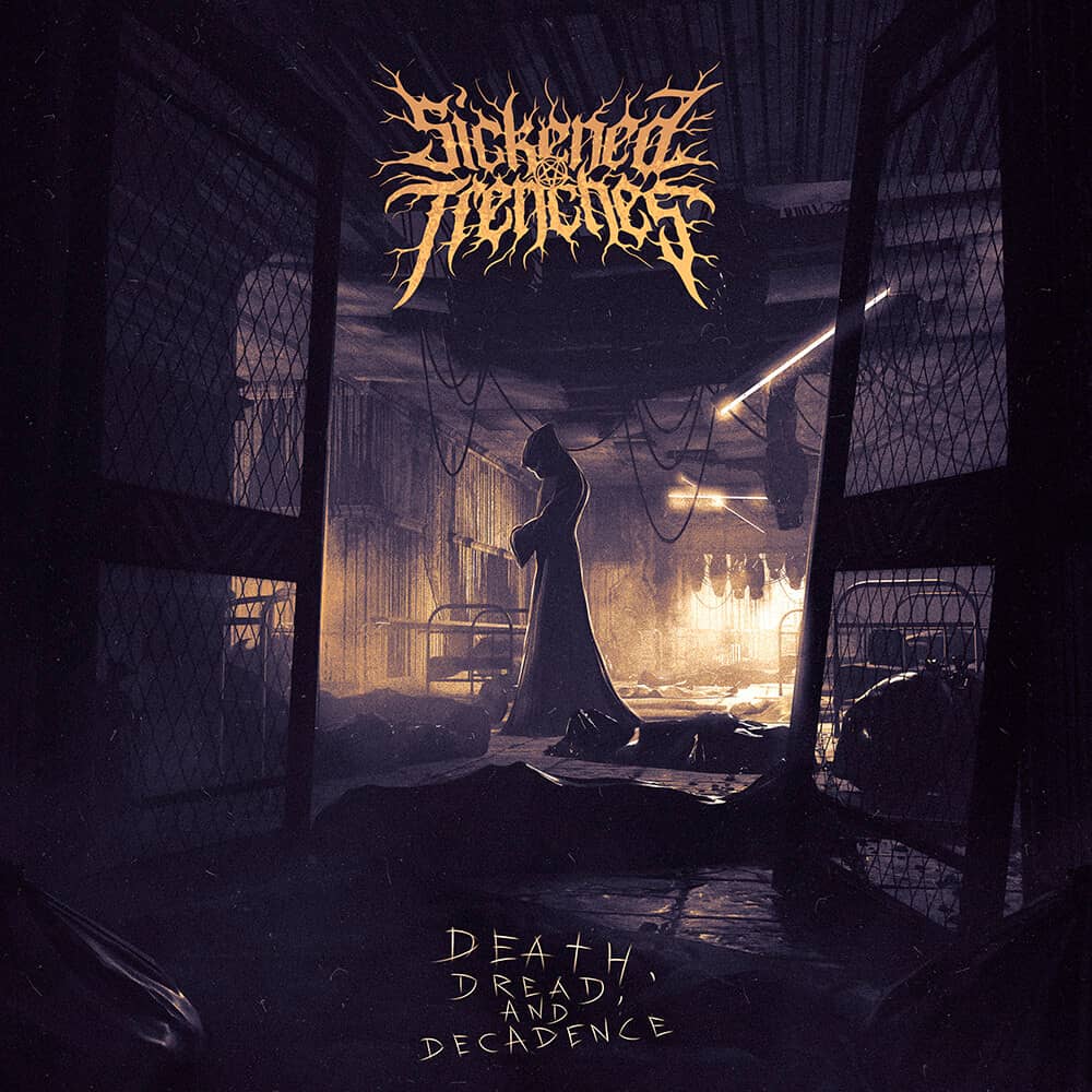 Metal album cover artwork for Sickened Trenches