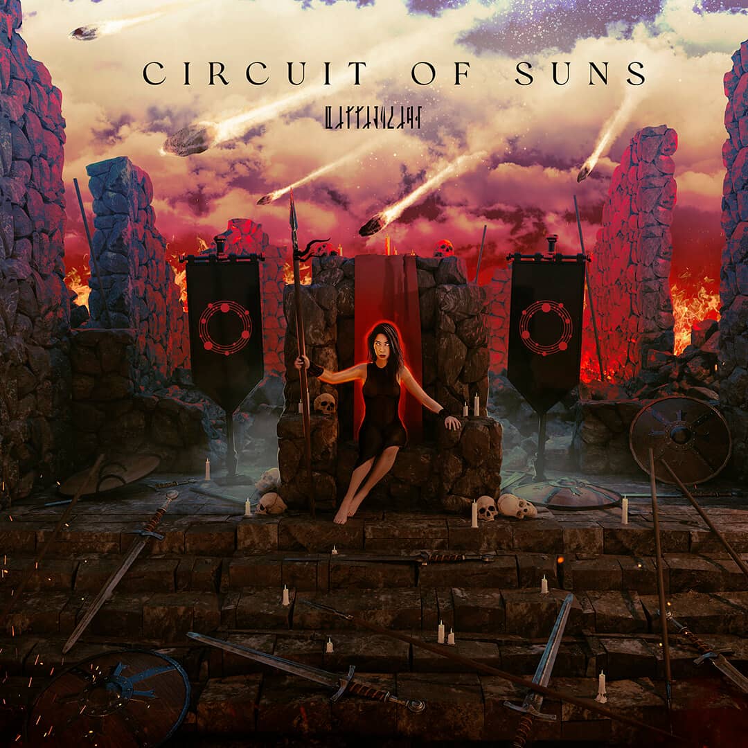 Metal album cover artwork for Circuit of Suns