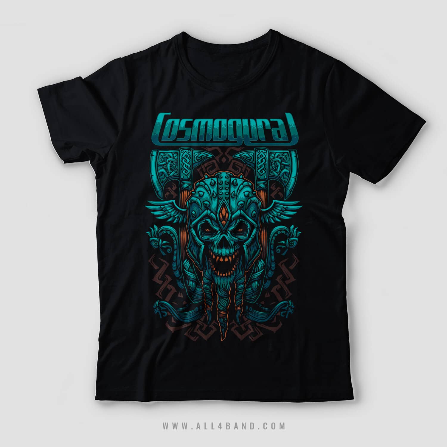 Metal band shirt design for Cosmogyral