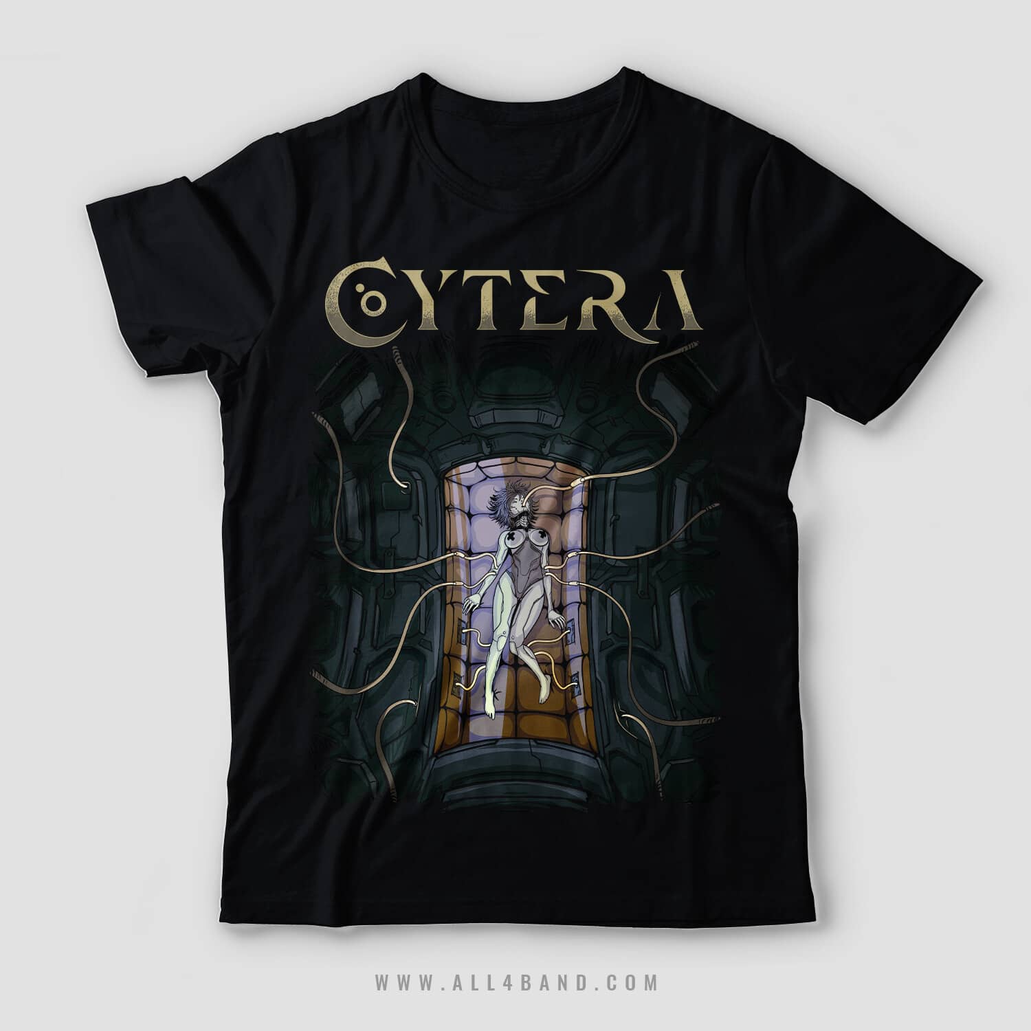 Alt metal band shirt design for Cytera