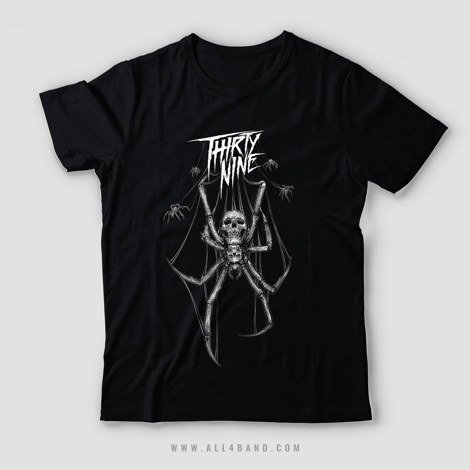 Deathcore shirt design for apparel brand Thirty Nine