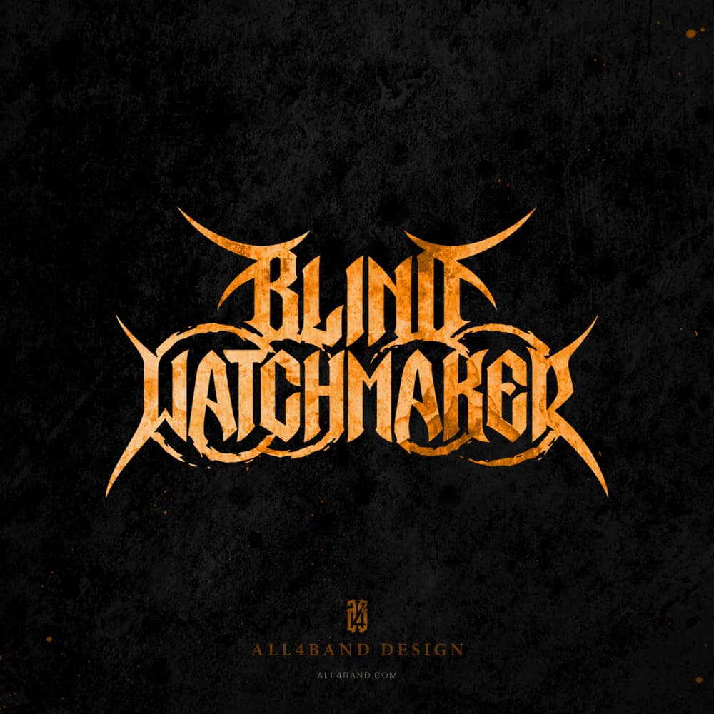 Doom metal band logo design for Blind Watchmaker