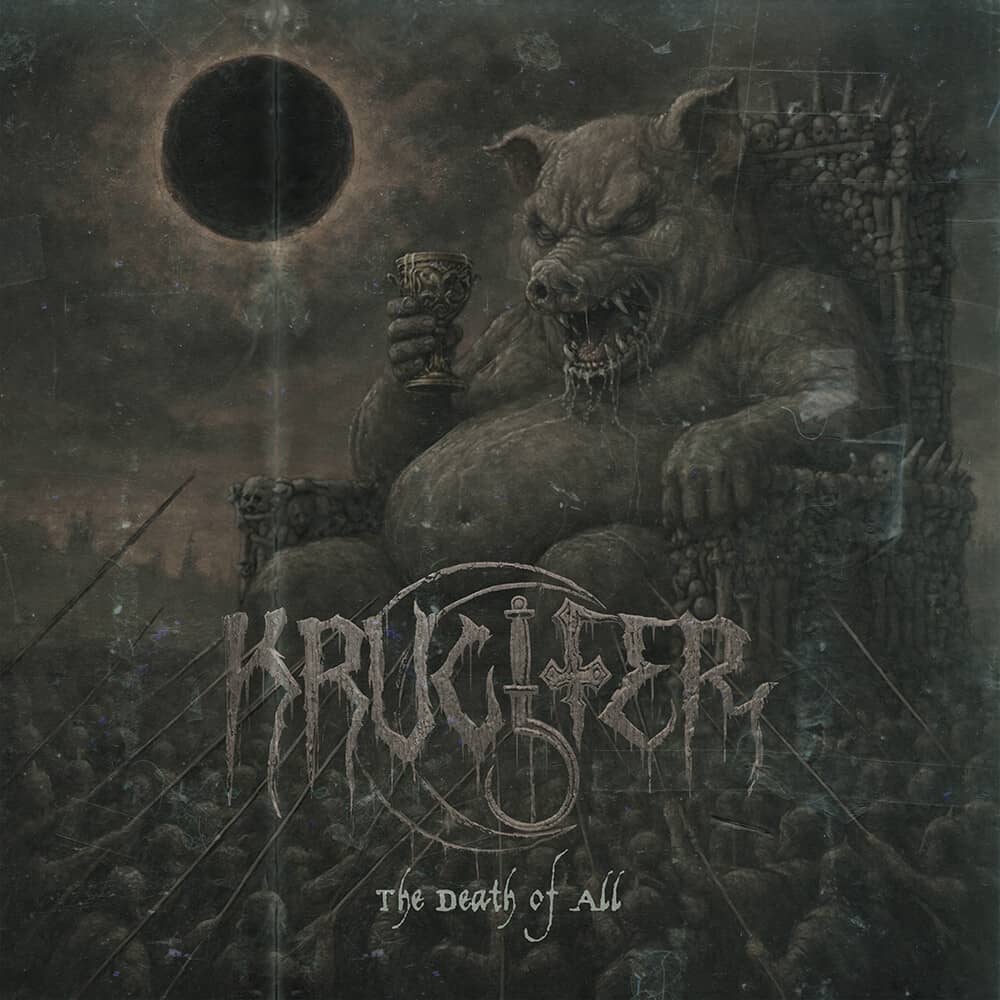 Death metal band cover artwork for Krucifer