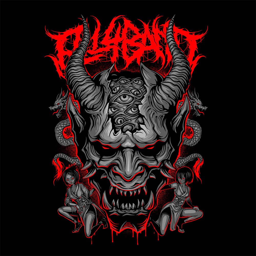 Hannya Metal band artwork titled Hannya